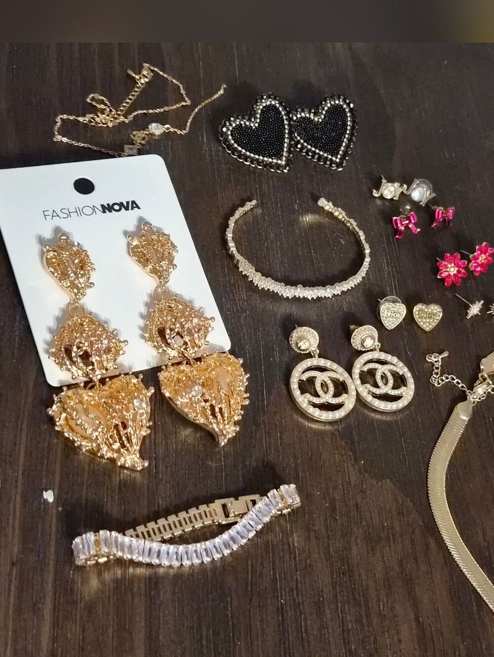 Gold Filigree Drop Earrings - Ornate Gold Statement Variety Of Accessories